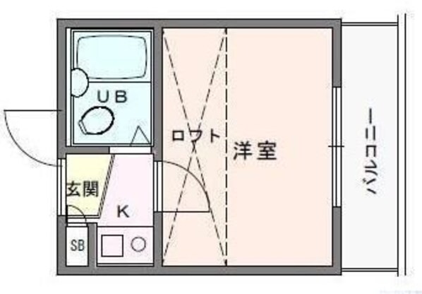 サーフ松風町の物件間取画像